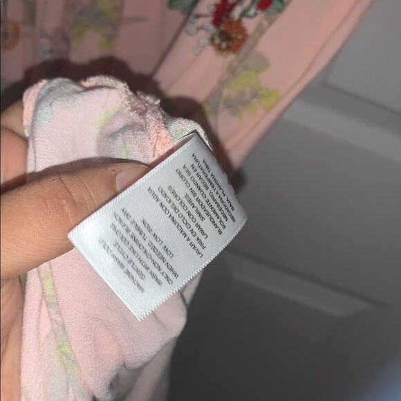 Scoop NYC Floral Long Sleeve Smocked Dress - Pink. P2P 16.5-24”SIZE XL. EUC - Picture 5 of 13